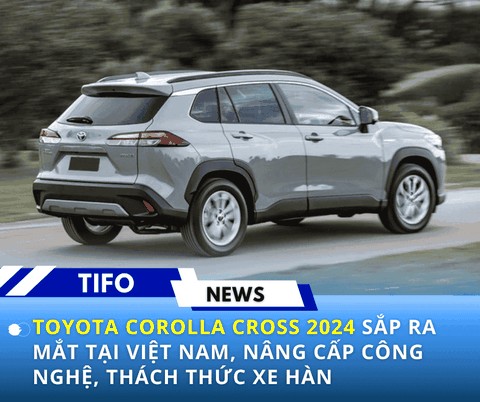 Toyota Corolla Cross 2024 sắp ra mắt tại Việt Nam, nâng cấp công nghệ, thách thức xe Hàn
