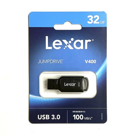 [CHÍNH HÃNG] USB Lexar JumpDrive V400 32GB/64GB – Tốc Độ Đọc 100Mb/s, Chuẩn USB 3.0