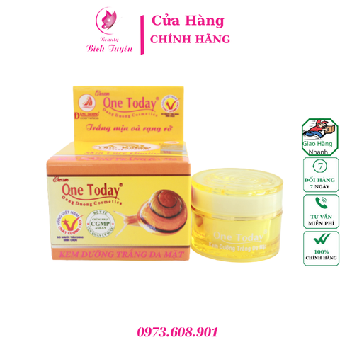 KEM DƯỠNG TRẮNG DA MẶT  ONE TODAY  9g