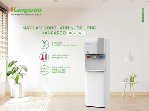 Cây nước nóng lạnh hút bình Kangaroo KG63A3