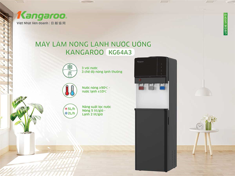 Cây nước nóng lạnh hút bình Kangaroo KG64A3