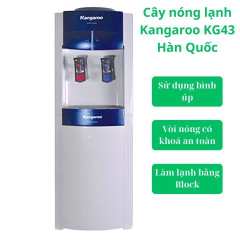 Cây nước nóng lạnh úp bình Kangaroo KG43 Hàn Quốc