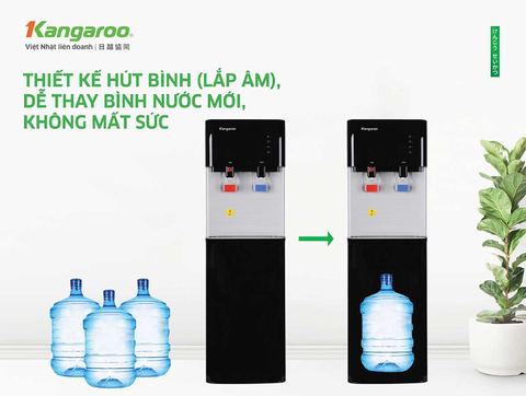 Cây nước nóng lạnh hút bình Kangaroo KG57A3