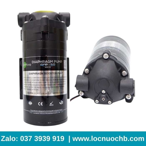 Bơm tăng áp 24V máy lọc nước RO, NANO