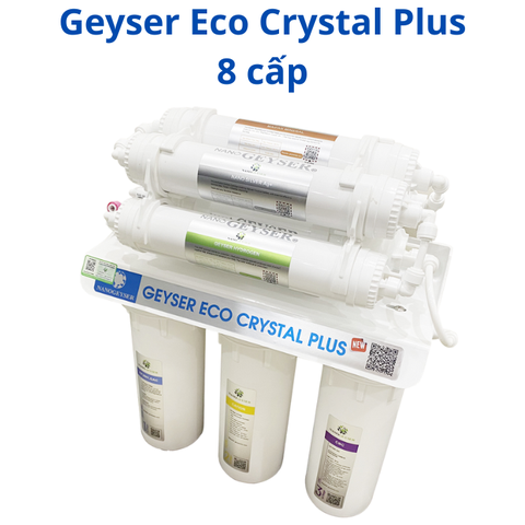 Máy lọc nước Nano Geyser Eco Crystal Plus 8 lõi lọc