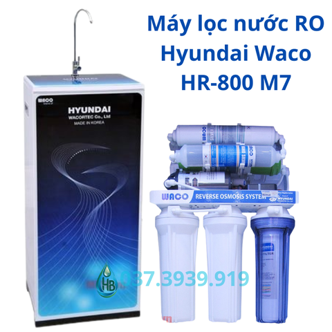 Máy lọc nước RO Hyundai Waco HR-800 M7 có tủ