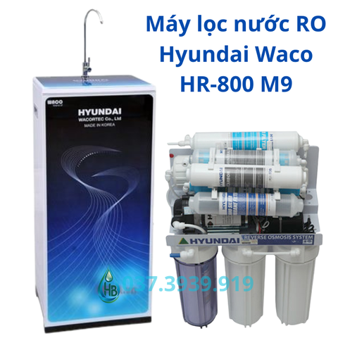 Máy lọc nước RO Hyundai Waco HR-800 M9 có tủ