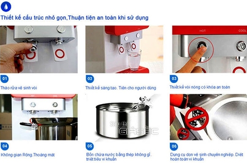 Máy Lọc Nước Nóng Lạnh Newlife P3001 Để Bàn