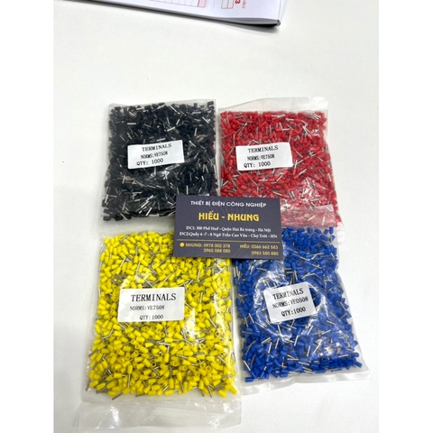 Túi 1000c Đầu cos kim rỗng- cos kim thông- đầu cos kim Các Loại -Hiếu Nhung