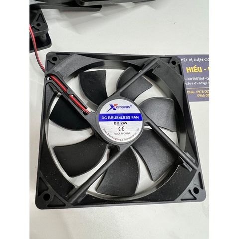 Quạt tản nhiệt 12x12 24v loại tốt | Hiếu Nhung