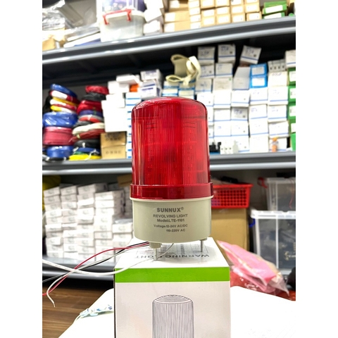 Đèn quay cảnh báo công trường có còi, không còi 24v 220v