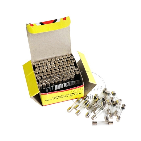 [set 10cái] Cầu Chì 5x20 mm 250V ống thủy tinh 1A, 2A, 3A, 4A, 5A, 6A, 10A, 15A, 20A, Cầu chì ống 5* 20 mm Đủ Loại