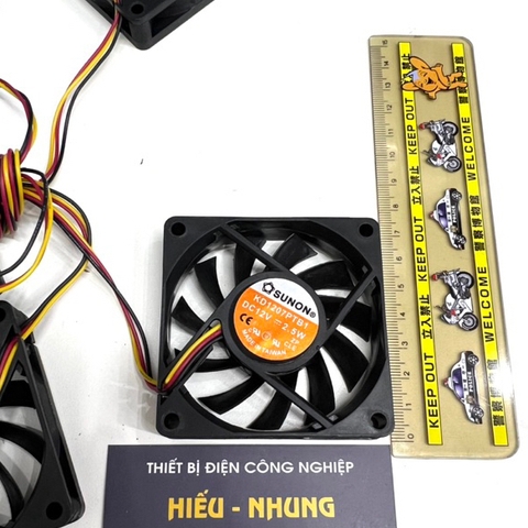 Quạt tản nhiệt, quạt thông gió 7x7 12v loại tốt