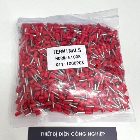 [1000psc] Cos pin rỗng, cos kim thông E1008 bằng đồng