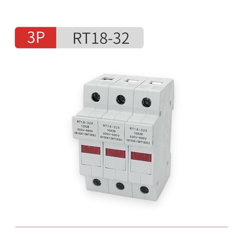 Vỏ cầu trì sứ 10x38 1p 2p 3p 4p. vỏ cầu chì sứ