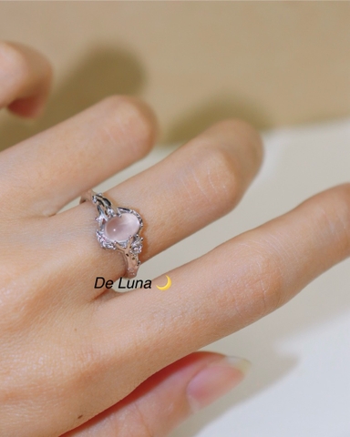 Nhẫn Groot Rose Quartz