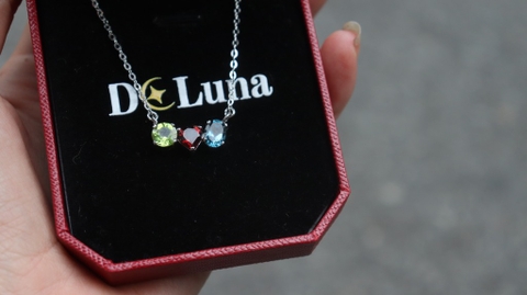 [CUS] Dây Chuyền ThreeStone De Luna