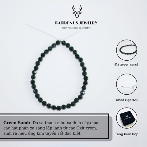 Vòng Tay Birthstone Đá Minisize De Luna