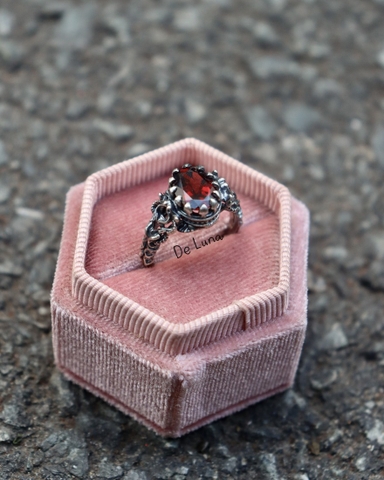 Nhẫn Cổ Điển Đá Thiên Nhiên De Luna Jewelry