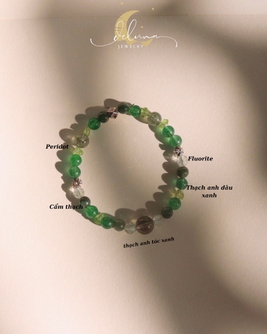 Vòng Tay Urania Xanh Lá De Luna