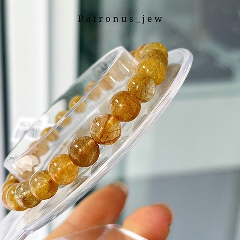 Vòng Tay Thạch Anh Tóc Vàng 8mm De Luna