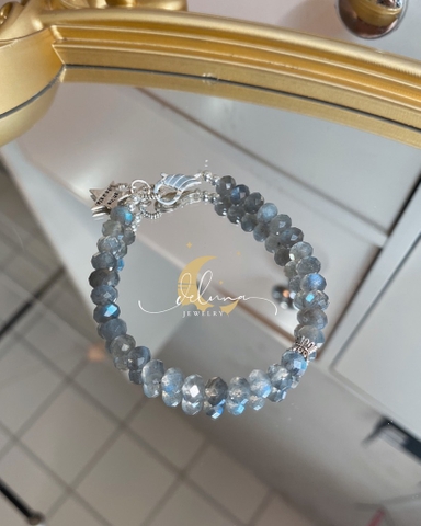 Vòng Tay Darkness Labradorite 6mm De Luna