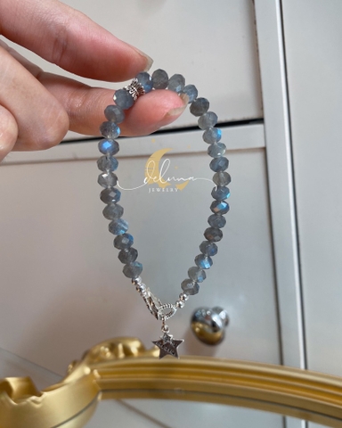 Vòng Tay Darkness Labradorite 6mm De Luna