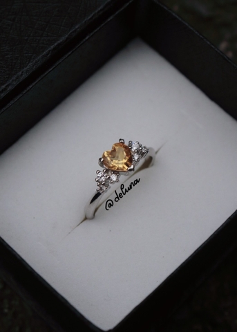 Nhẫn Hades Tim Citrine