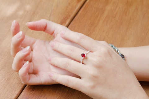 Nhẫn Princess Garnet De Luna