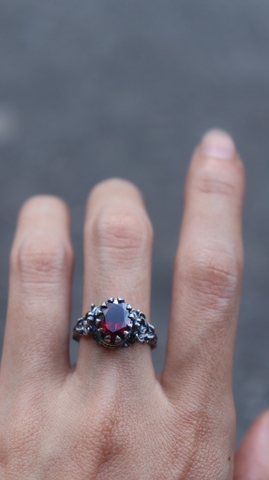 Nhẫn Cổ Điển Đá Thiên Nhiên De Luna Jewelry