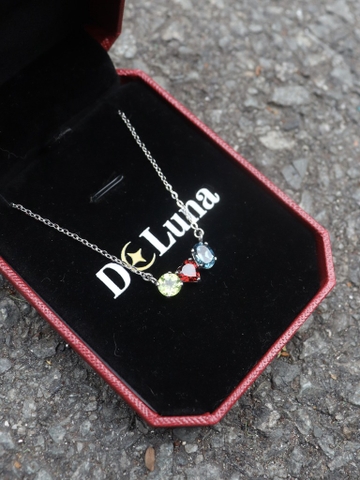 [CUS] Dây Chuyền ThreeStone De Luna