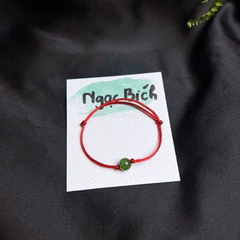 Vòng Tay Chỉ Đỏ Đá Phong Thuỷ May Mắn De Luna