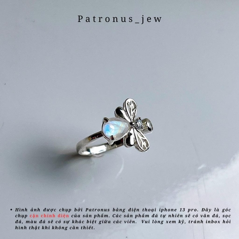 Nhẫn Dragonfly Giọt Nước Facet De Luna