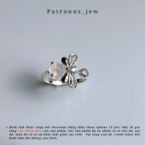 Nhẫn Dragonfly Giọt Nước Facet De Luna