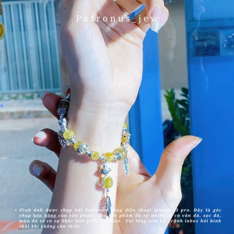 Vòng Tay Thạch Anh Tóc Vàng 9A De Luna