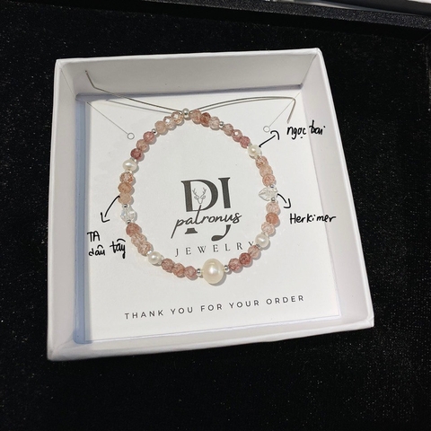 Vòng Tay Đá Nhí Thiên Nhiên Phối Ngẫu Nhiên De Luna