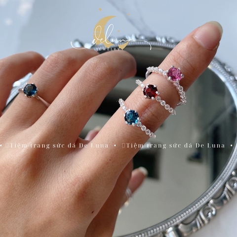 Nhẫn Diana Đá Thiên Nhiên NDM24A De Luna