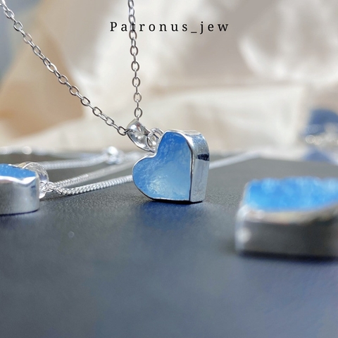 Dây Chuyền Aquamarine Tim De Luna
