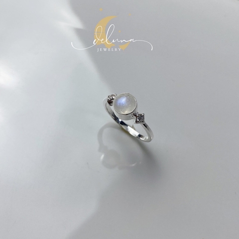 Nhẫn Moonstone Simple De Luna