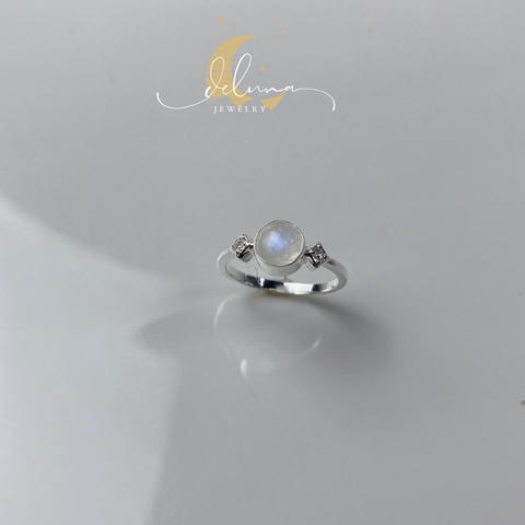 Nhẫn Moonstone Simple De Luna