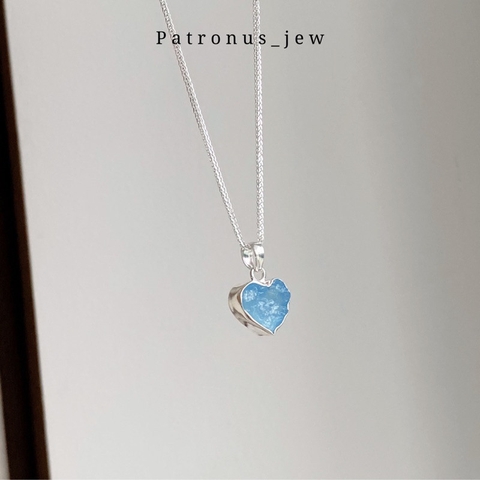 Dây Chuyền Aquamarine Tim De Luna