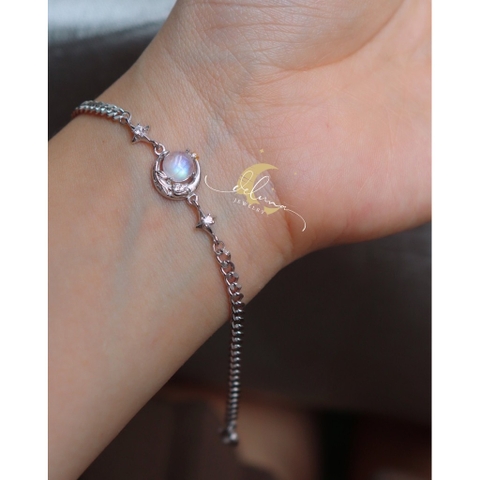 Lắc Tay Trăng Moonstone De Luna