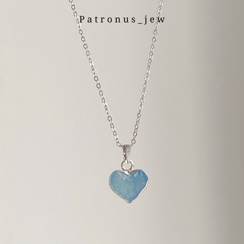 Dây Chuyền Aquamarine Tim De Luna