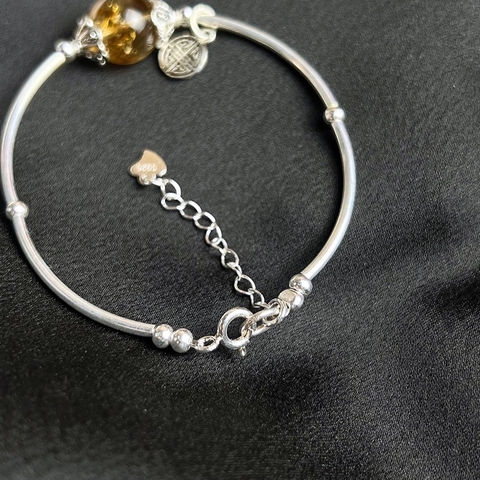 Lắc Tay Đá Bạc 925 De Luna