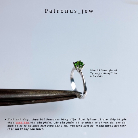 Nhẫn Đá Nhiên Nhiên Simple De Luna