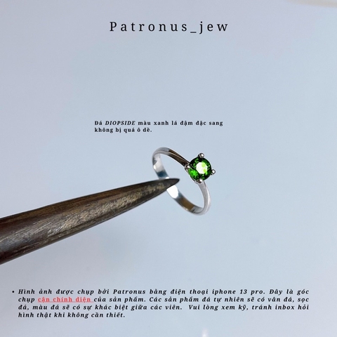 Nhẫn Đá Nhiên Nhiên Simple De Luna