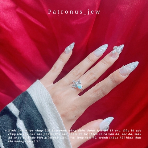 Nhẫn Dragonfly Giọt Nước Facet De Luna