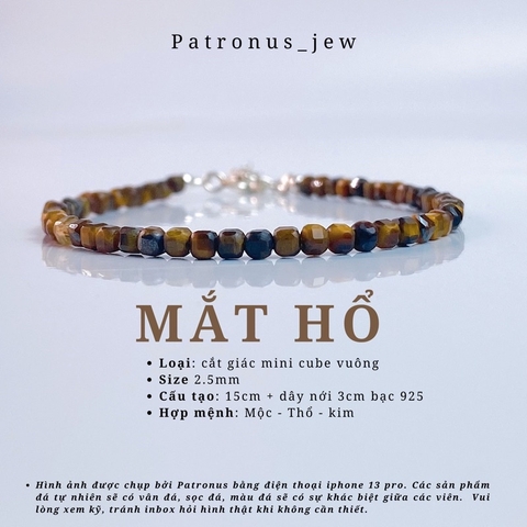 Vòng Tay Birthstone Đá Minisize De Luna