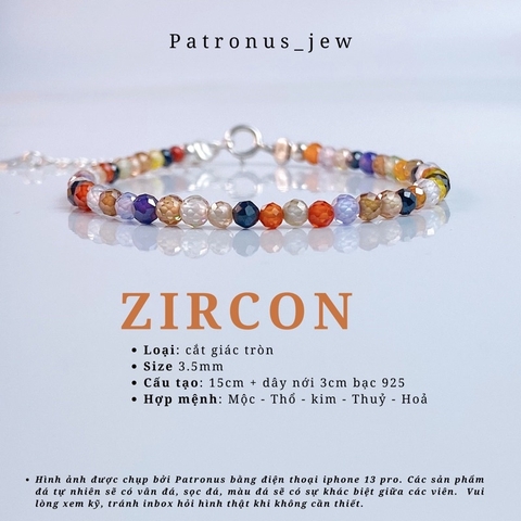 Vòng Tay Birthstone Đá Minisize De Luna