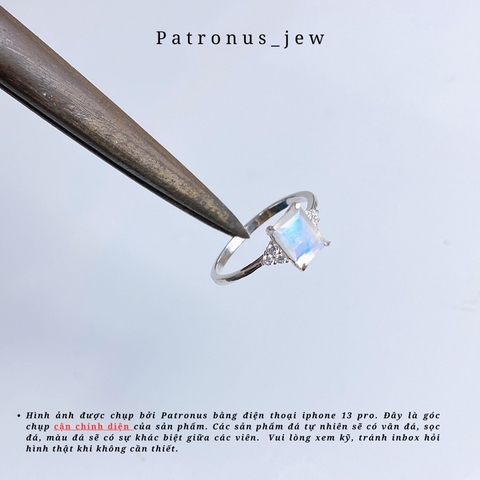 Nhẫn Cắt Giác Baguette De Luna